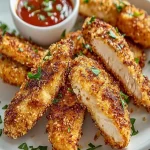 Tenders de pollo crujientes al parmesano First Image First Image