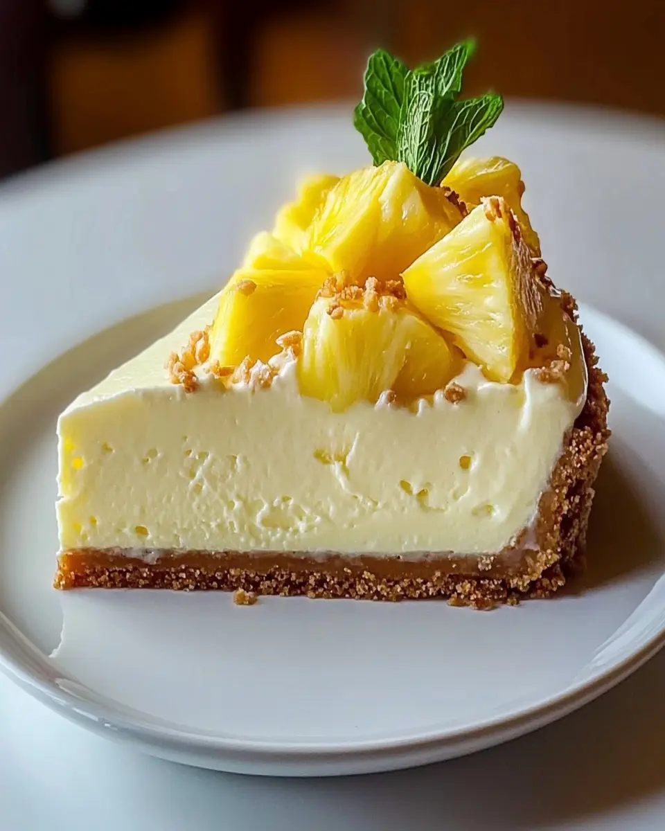 Tarta de Queso con Crema de Piña First Image First Image