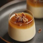 Panna Cotta de Caramelo Salado con Praliné First Image First Image