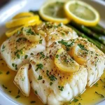Bacalao al Horno con Limón y Ajo en Salsa de Mantequilla First Image First Image