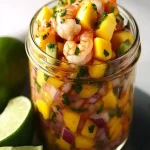 Ceviche de Camarón y Mango con Tajín en Tarro First Image First Image
