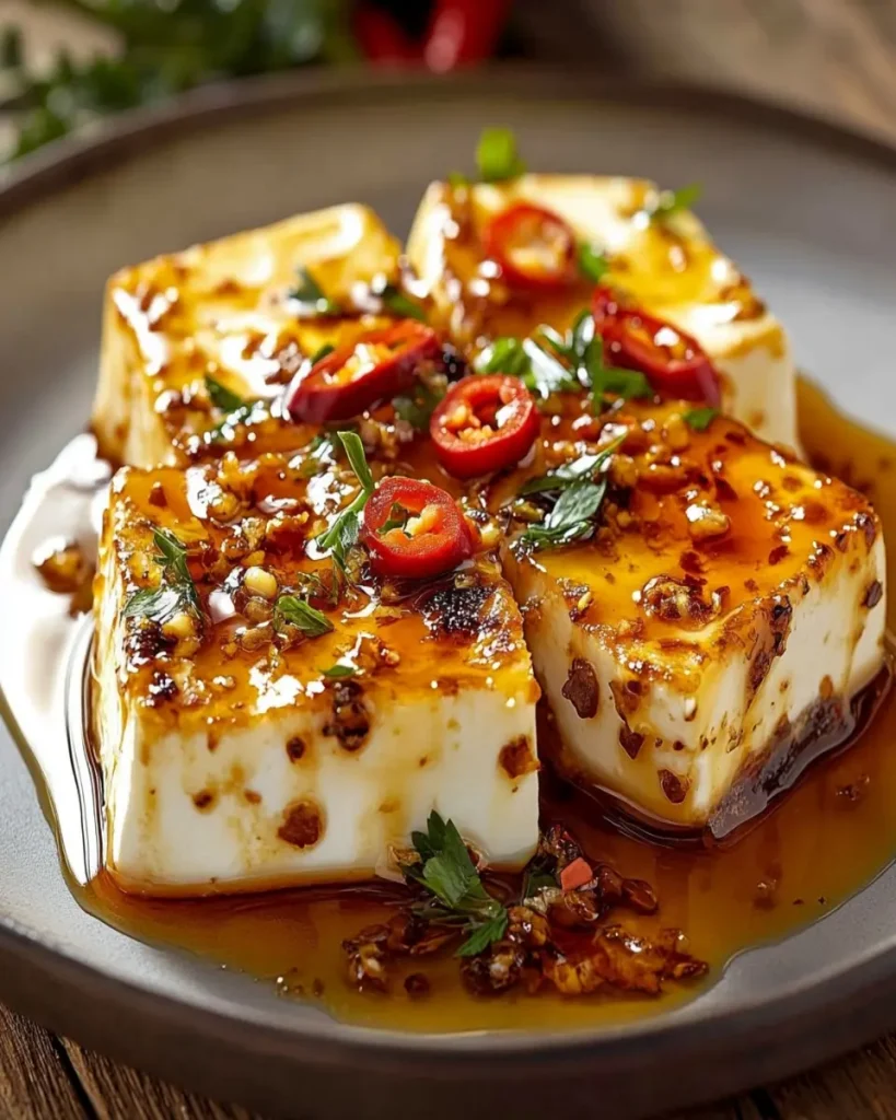 Feta Caramelizado con Miel y Chile First Image First Image