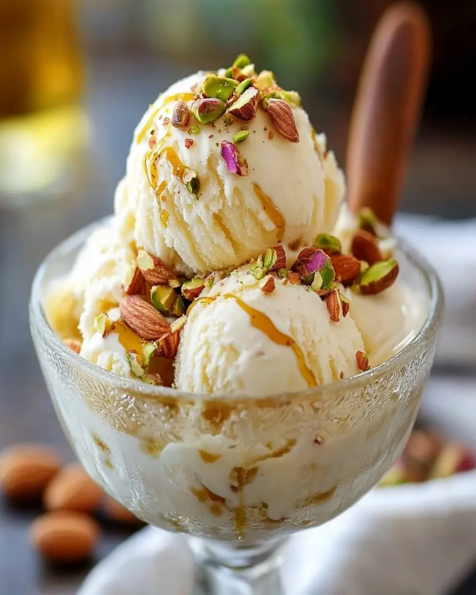 Helado Cremoso de Aceite de Oliva con Frutos Secos First Image First Image