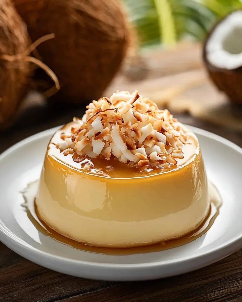 Flan de Coco Delicioso First Image First Image