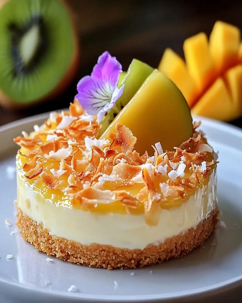 Tarta Paradisíaca de Crema de Coco First Image First Image