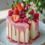 Pastel Nube de Frutas Rojas First Image First Image