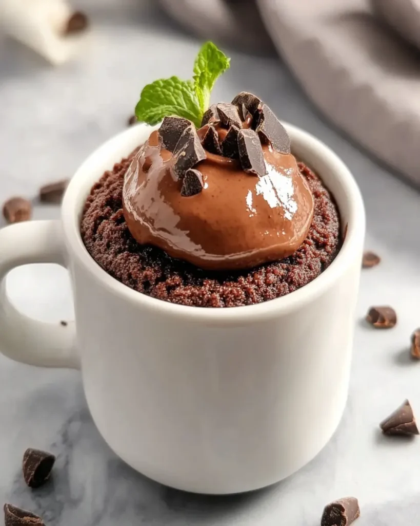 Taza de Pastel de Chocolate Proteico First Image First Image