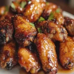 Alitas de Pollo Glaseadas con Miel First Image First Image