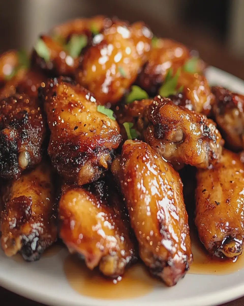 Alitas de Pollo Glaseadas con Miel First Image First Image