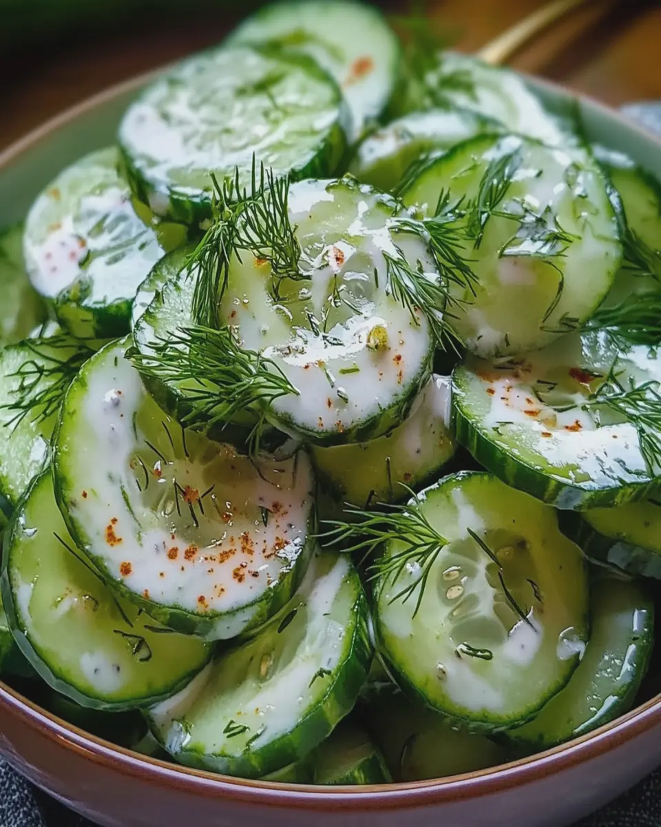 Ensalada Alemana de Pepino First Image First Image