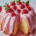 Pastel de Pound con Batido de Fresa First Image First Image