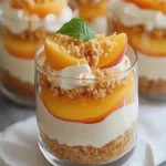 Tazas de Cheesecake de Durazno First Image First Image