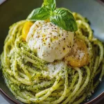 Pasta al Pesto de Limón con Burrata First Image First Image