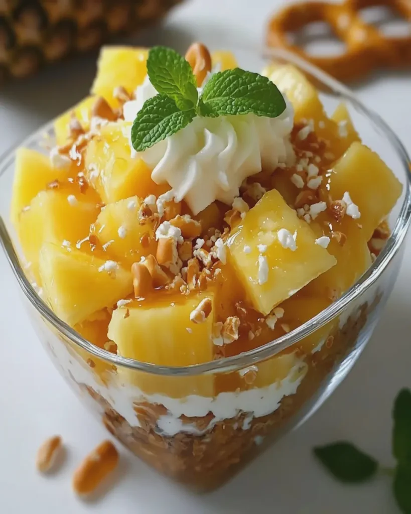 Ensalada de Piña y Pretzel First Image First Image