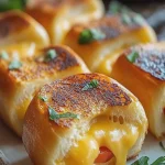 Mini Sándwiches de Queso a la Parrilla en Panecillos Hawaianos First Image First Image