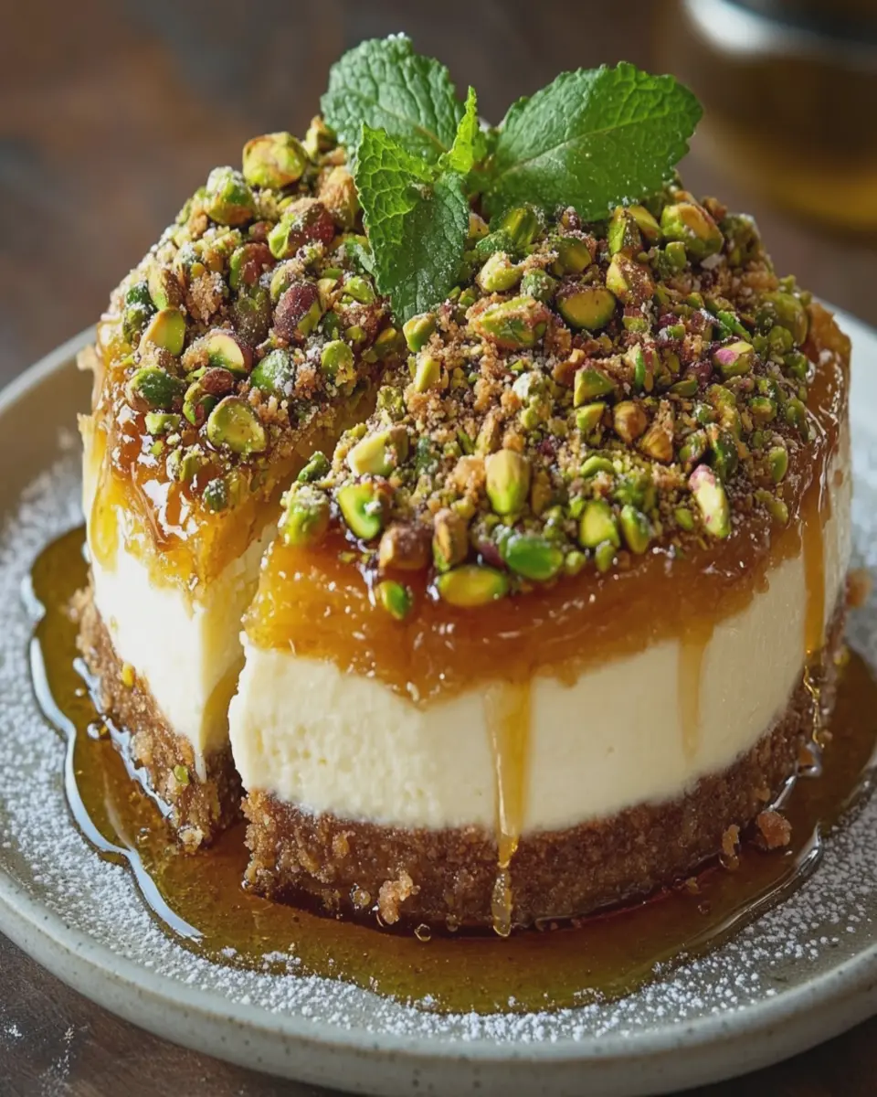 Cheesecake Supremo de Baklava y Pistacho First Image First Image