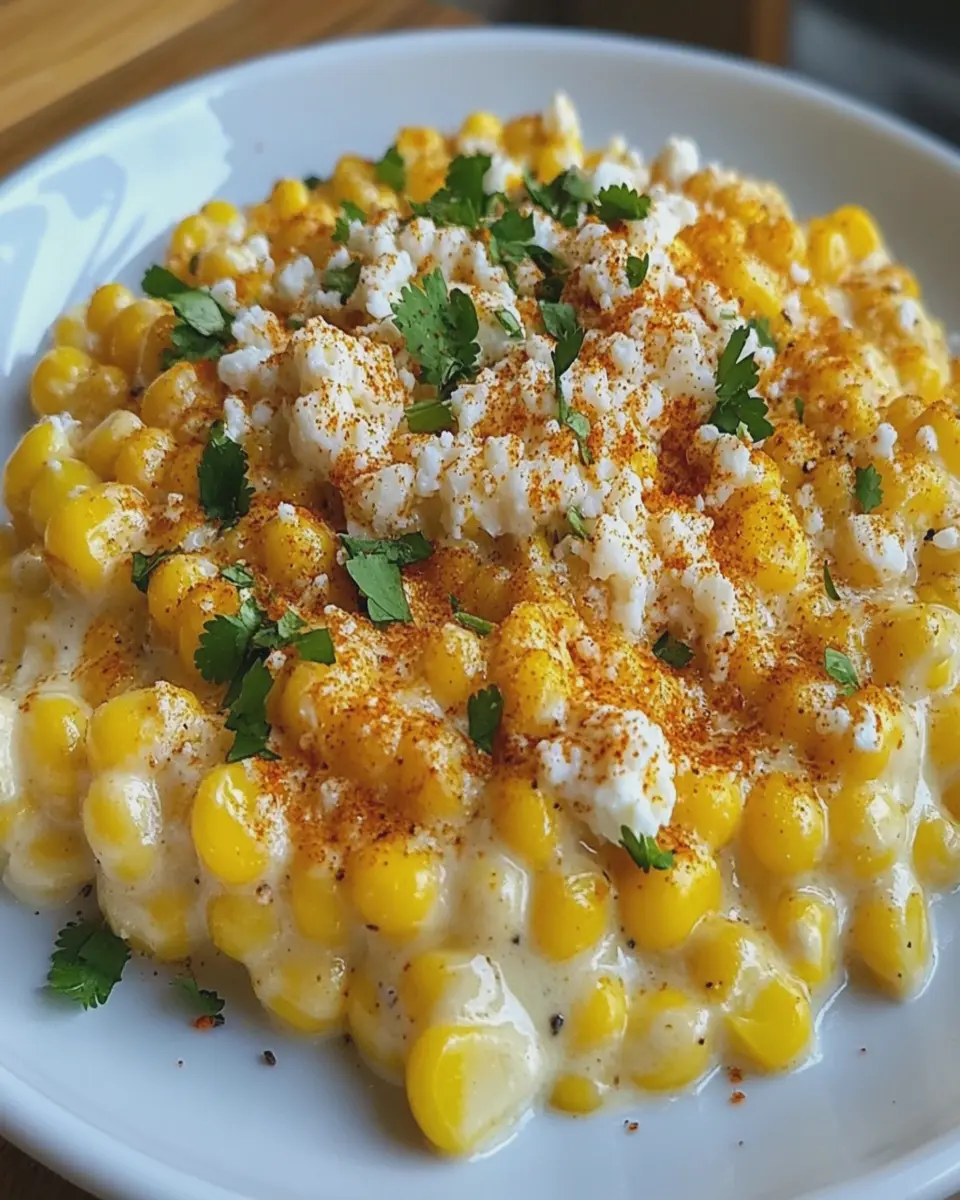 Elote Cremoso al Estilo Mexicano First Image First Image