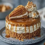 Tarta Helada de Stroopwafel con Crema First Image First Image
