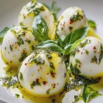 Bolas de Mozzarella Marinadas con Limón y Albahaca First Image First Image