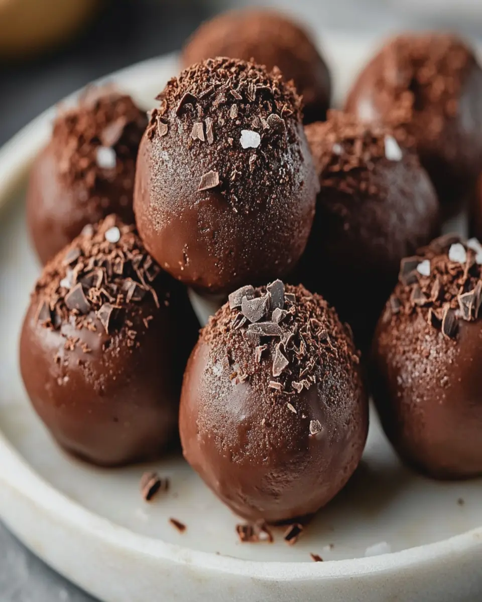 Trufas de Requesón con Sabor a Brownie First Image First Image