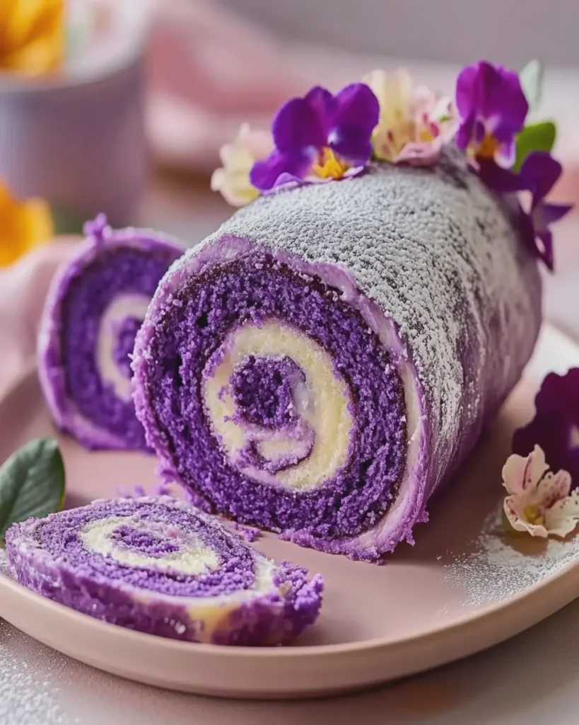 Pastelito Enrollado de Ube First Image First Image