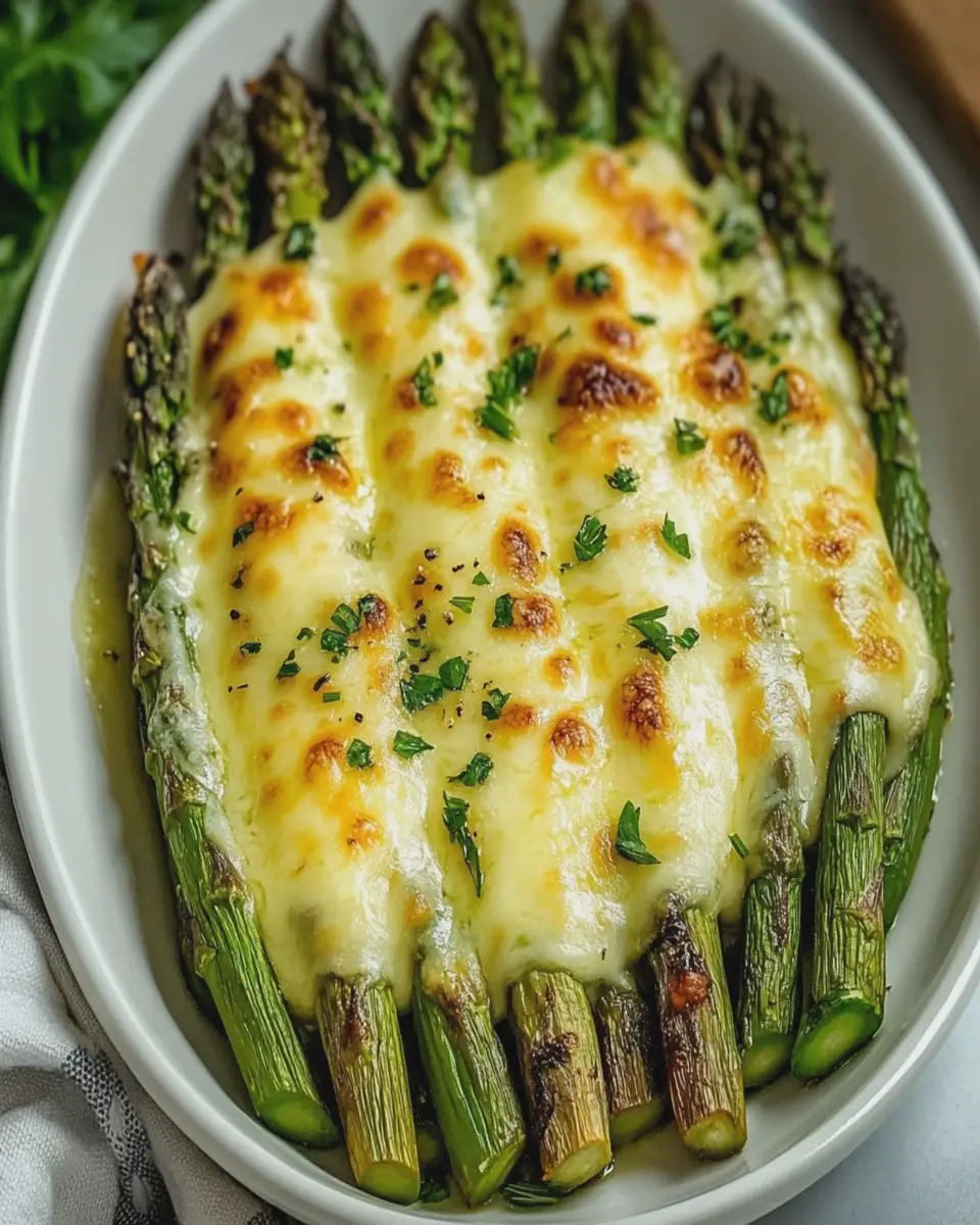 Espárragos al Horno con Queso First Image First Image