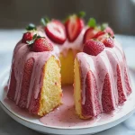Pastel de Pound con Batido de Fresa First Image First Image