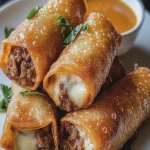 Rollitos de Cheesesteak Crujientes First Image First Image