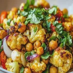 Ensalada de Coliflor Asada con Garbanzos al Curry First Image First Image