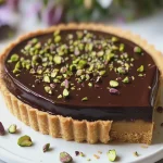 Tarta de Ganache de Chocolate y Pistacho First Image First Image