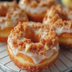 Donuts de manzana con crumble al horno First Image First Image