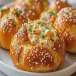 Bocaditos de Pretzel con Crema de Queso Buffalo Ranch First Image First Image