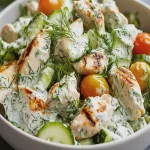 Ensalada de Pollo Tzatziki Cremosa First Image First Image