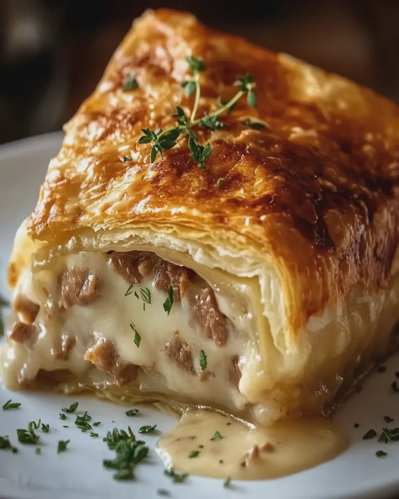 Pastel Cremoso de Carne y Queso First Image First Image