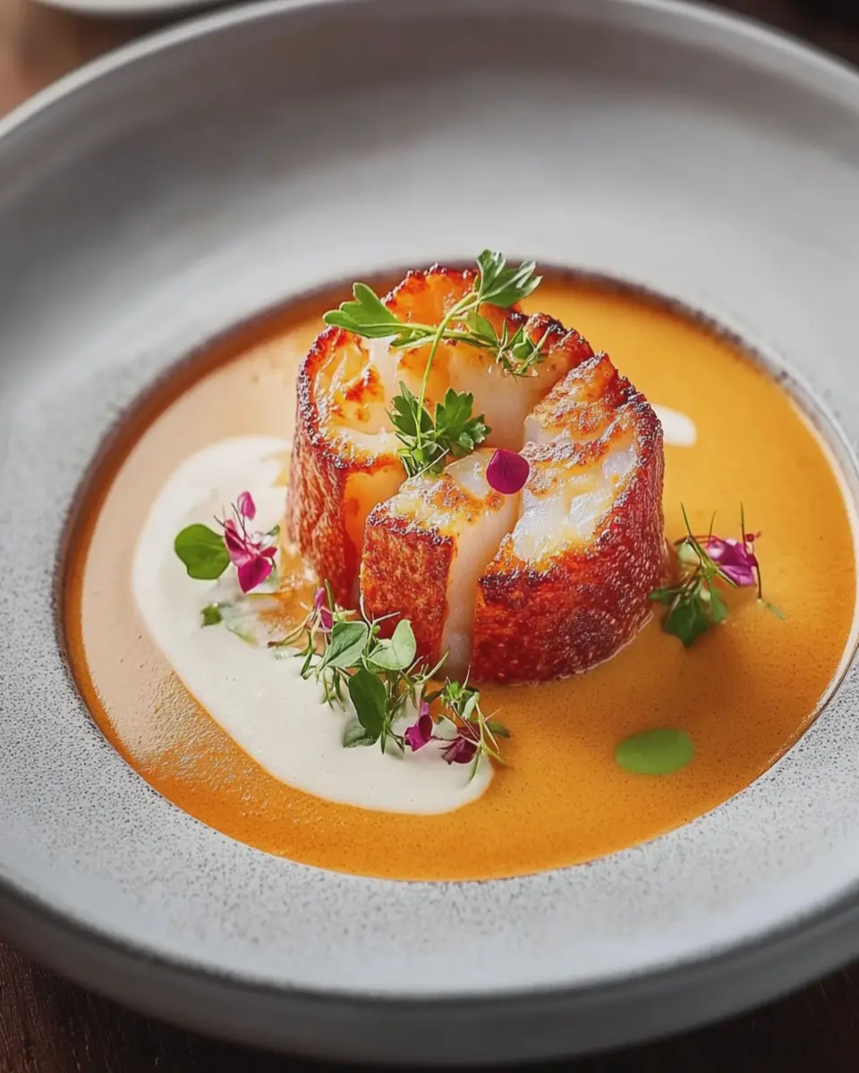 Savarin de langosta con bisque First Image First Image