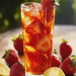Té helado de fresa del sur First Image First Image