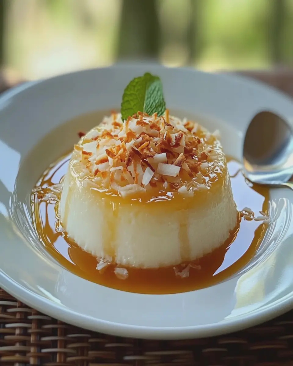 Blanc-Manger de Coco y Miel de Maple First Image First Image