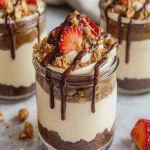 Cheesecake de Mantequilla de Cacahuate en Tarros First Image First Image