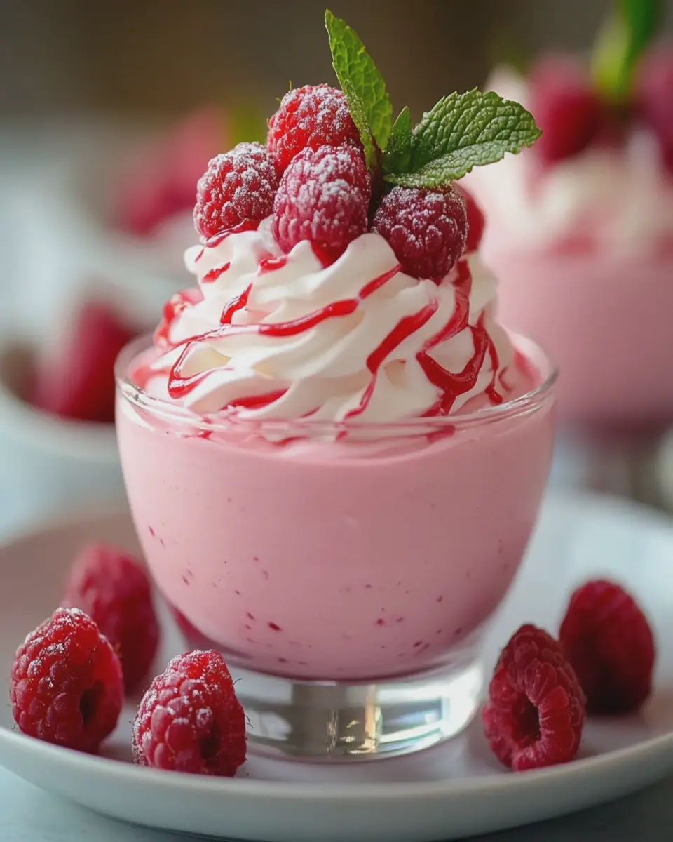 Mousse de Frambuesa en Olla a Presión First Image First Image