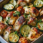 Pollo Mediterráneo al Horno con Calabacín First Image First Image