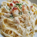 Fettuccine Alfredo con Cangrejo First Image First Image