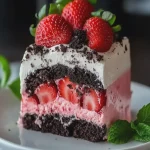 Pastel de Fresa con Crumble de Oreo First Image First Image