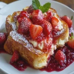 Tostadas Francesas de Cheesecake de Fresa First Image First Image