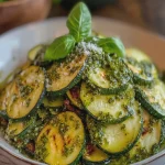 Salteado de Calabacines con Pesto Casero First Image First Image