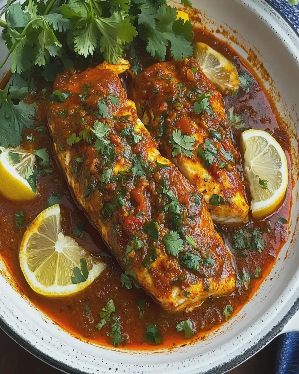 Pescado Marroquí Picante en Salsa Rica First Image First Image