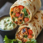 Burrito de Pollo a la Parrilla con Salsa Ranch Chipotle First Image First Image