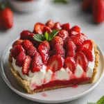 Tarta Fría de Fresas y Crema de Queso First Image First Image