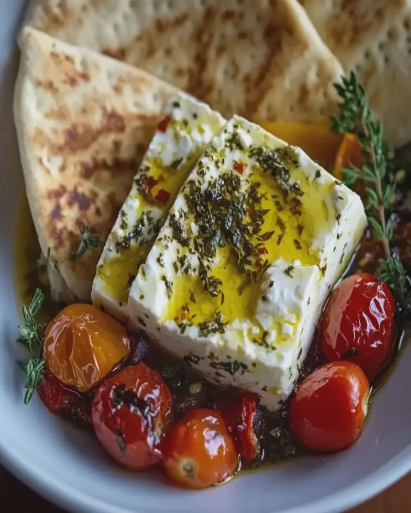Feta al Horno Mediterráneo con Pita First Image First Image