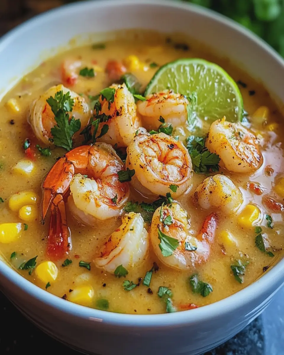 Sopa de Maíz con Camarones First Image First Image