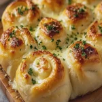 Rollos de ajo y queso First Image First Image